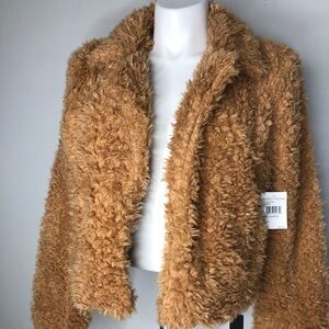 BLANK NYC Faux Shearling Teddy Coat